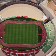 Pista Atletismo e relva sintética