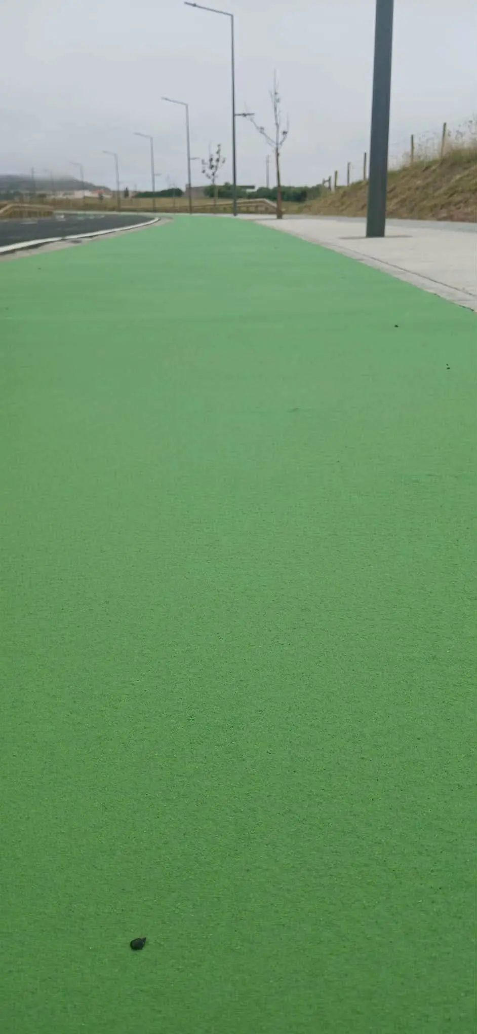 Revestimento Sintético Verde para Pavimentos Pedonais e Ciclovias